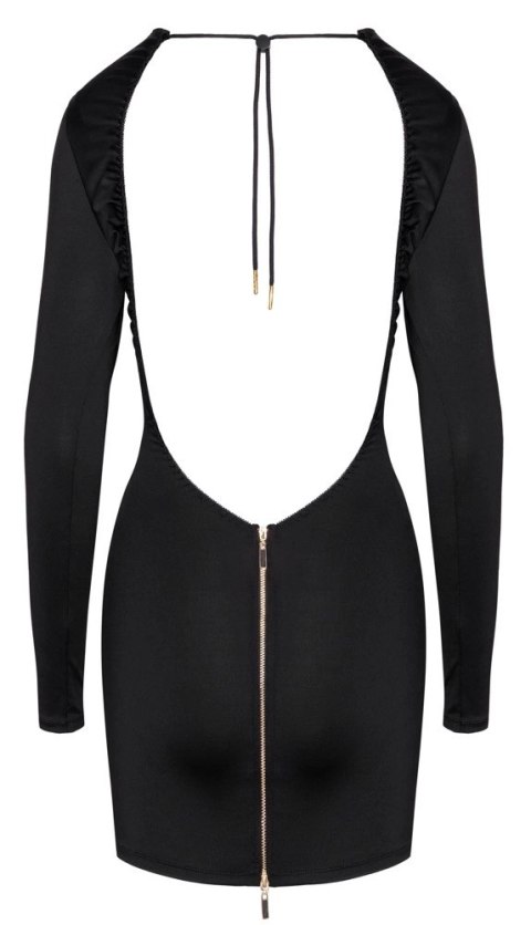 Cottelli PARTY Sukienka mini z odkrytymi plecami XL czarna