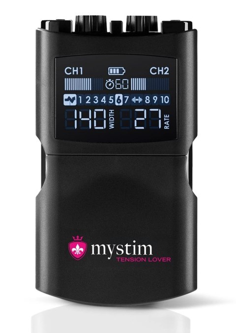 Mystim Tension Lover 2 - Zaawansowany Powerbox E-Stim, 2 kanały, USB-C