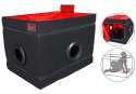 Secret Dome La Niche Black&Red - kabina do gier z oświetleniem LED 85x60x60 cm