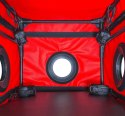 Secret Dome La Niche Black&Red - kabina do gier z oświetleniem LED 85x60x60 cm