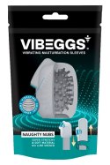 Vibeggs Naughty Nubs - Elastyczny rękaw pulsacyjny, wodoodporny, 7-18 cm