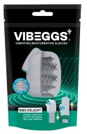 Vibeggs Ribs Delight - elastyczny rękaw z funkcją wibracji 7-18 cm