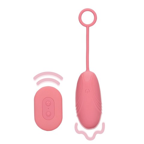 Loveline Ultra Soft Jajeczko z Pilotem Pink Arabesque - Zestaw Wibrujący Loveline Ultra Soft Jajeczko z Pilotem Pink Arabesque - Zestaw Wibrujący