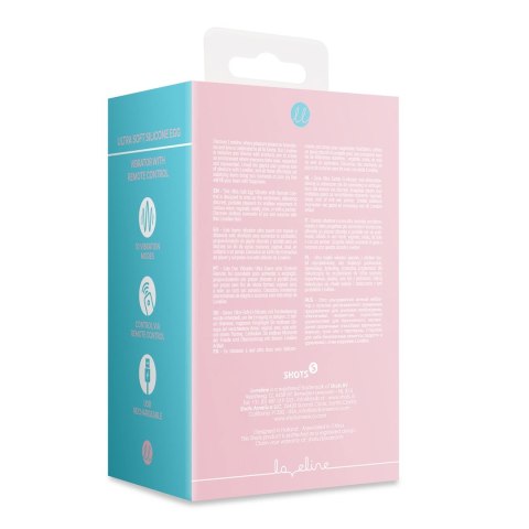 Loveline Ultra Soft Jajeczko z Pilotem Pink Arabesque - Zestaw Wibrujący Loveline Ultra Soft Jajeczko z Pilotem Pink Arabesque - Zestaw Wibrujący