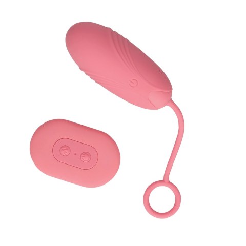 Loveline Ultra Soft Jajeczko z Pilotem Pink Arabesque - Zestaw Wibrujący Loveline Ultra Soft Jajeczko z Pilotem Pink Arabesque - Zestaw Wibrujący