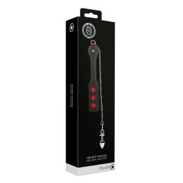 Ouch! Hearts Paddle z łańcuszkiem i metalowym akcesorium 8714273048066