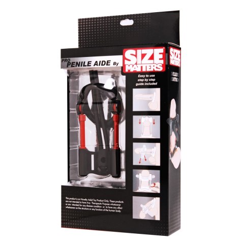 XR Brands Size Matters Pro Penile Aide - system rozciągający z poduszkami XR Brands Size Matters Pro Penile Aide - system rozciągający z poduszkami