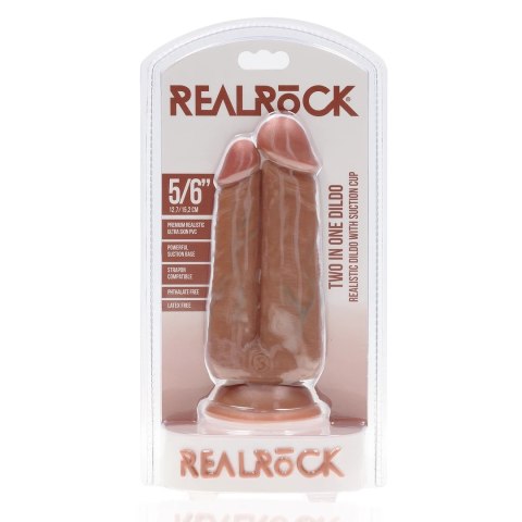 RealRock Model 15,2 cm - dwustronny element anatomiczny z przyssawką RealRock Model 15,2 cm - dwustronny element anatomiczny z przyssawką