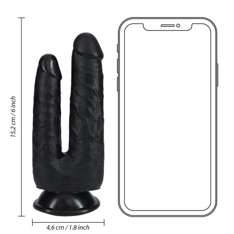 RealRock Model 15,2 cm podwojny anatomiczny z przyssawką RealRock Model 15,2 cm podwojny anatomiczny z przyssawką