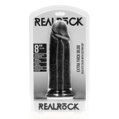 RealRock Model 20,3 cm - Anatomiczny kształt, miękki materiał, przyssawka RealRock Model 20,3 cm - Anatomiczny kształt, miękki materiał, przyssawka