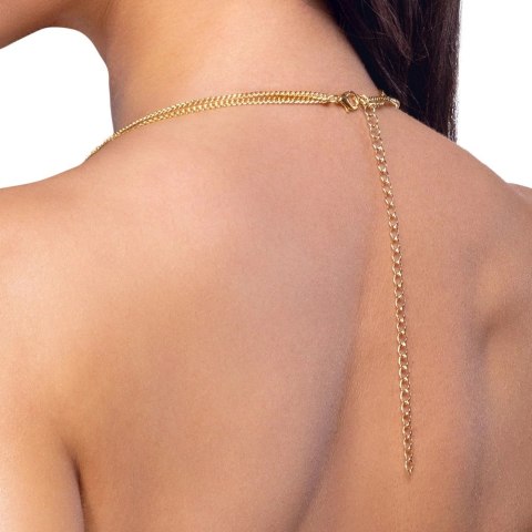 Cottelli Body Chain Gold - Złoty łańcuszek ozdobny do ciała z regulacją