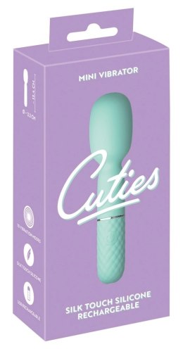 Cuties Mini Wand 5. Gen Zielona - kompaktowa ładowalna masażerka silikonowa