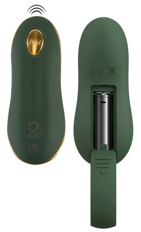 Emerald Love by You2Toys Luxurious RC Plug zielony, sterowany pilotem