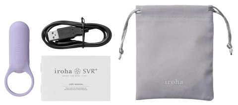 Iroha SVR+ Very Peri - silikonowy pierścień wibrujący, 8 trybow, fioletowy