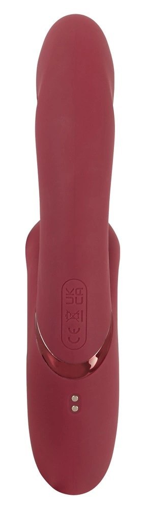 Javida 2-Function Rabbit Vibe Thumpin silikonowy, 22,3 cm, fioletowy