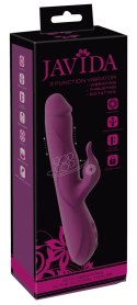 Javida 3F Vibrator Thrusting - wibrator wielofunkcyjny, silikonowy, wodoodporny