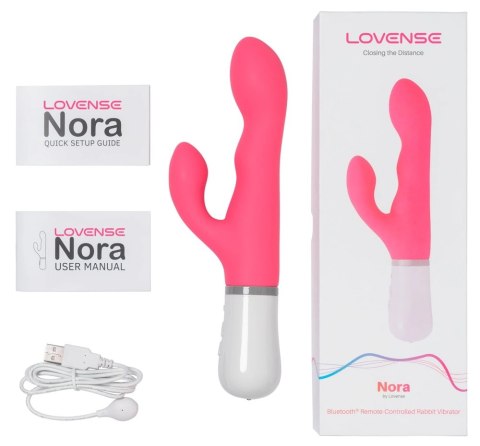 Lovense Nora - Intuicyjny model zdalny Bluetooth, silikonowy, 24,2 cm