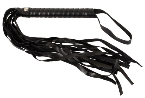 Magic Shiver ADV24 Czarny Flogger Skorzany Wygląd 46 cm PVC