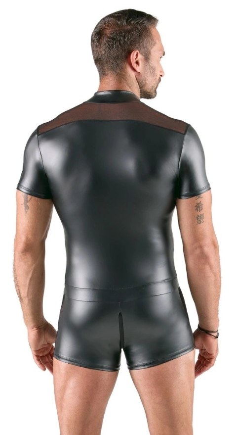 Svenjoyment Playsuit XL czarny mat z przezroczystymi panelami