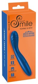 Sweet Smile Flexible G-Spot - elastyczny model z metalicznym silikonem 18 cm