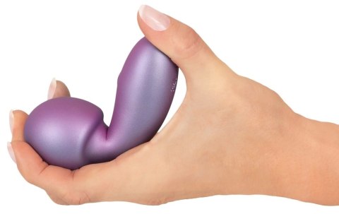 Sweet Smile Mini Wand Metallic - kompaktowa rożdżka masująca, wodoodporna