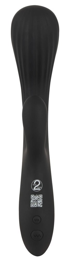 You2Toys Intense Rabbit - silikonowy model z 2 silnikami, fioletowy 22 cm