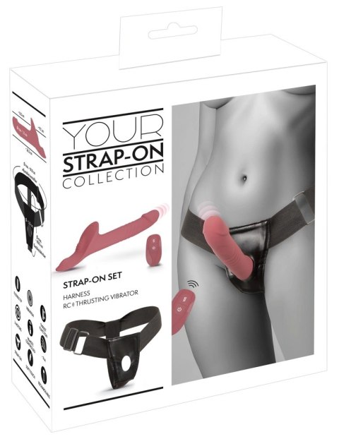 You2Toys Your Strap-On Pink - System z podwojnym silnikiem i pilotem