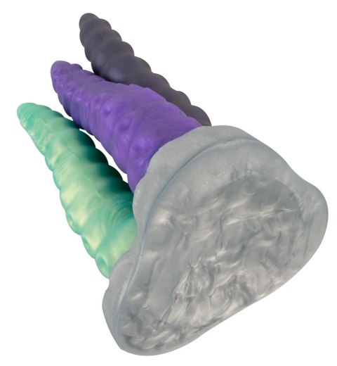 Beasty Cocks Triple Tentacle silikonowy model 3-w-1, elastyczny, 22 cm