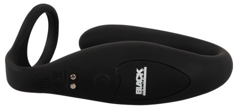 Black Velvets Model RC - System z pierścieniem i stymulatorem, czarny