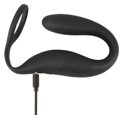 Black Velvets Model RC - System z pierścieniem i stymulatorem, czarny