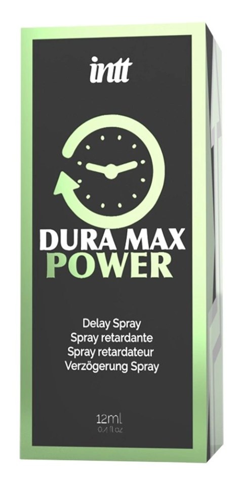 Intt Dura Max Power Delay Spray 12ml - preparat wydłużający czas działania