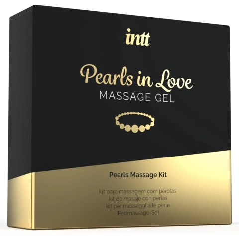 Intt Pearls in Love Zestaw do masażu z żelem silikonowym i naszyjnikiem