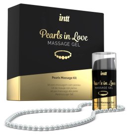 Intt Pearls in Love Zestaw do masażu z żelem silikonowym i naszyjnikiem