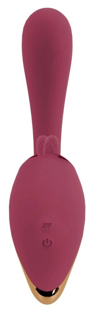 Javida 2-Function Vibrator & Licking System silikonowy 20,6 cm fioletowy