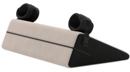 Liberator Bondage Wedge Cream - poduszka klinowa z kajdankami, 61x35,5x17,8 cm