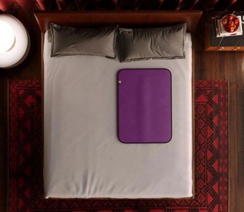 Liberator Fascinator Throw Mini fioletowy koc ochronny podrożny 91x66cm