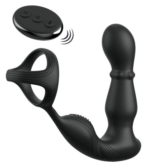 Pipedream Anal Fantasy Elite Slide & Glide Black, system masażu, 19 cm