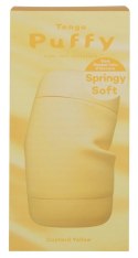 Tenga Puffy Custard Yellow - Miękka Maszyna Intymna, 16,5 cm, żołta