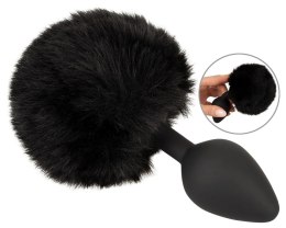 You2Toys Fluffy Tail Black M - anatomiczny model z puszystym ogonem