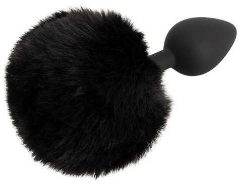 You2Toys Fluffy Tail Black M - anatomiczny model z puszystym ogonem