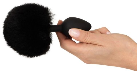 You2Toys Fluffy Tail Black M - anatomiczny model z puszystym ogonem