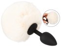 You2Toys Fluffy Tail White S - silikonowa zatyczka z puszystym ogonem