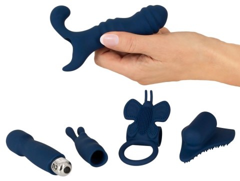 You2Toys Magic Shiver Zestaw Intymny 6w1, silikon, 5 nakładek, fioletowy