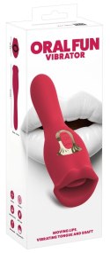 You2Toys Oral Fun L Vibrator z Ruchomymi Ustami i Wibracjami, 22,2 cm