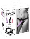 You2Toys Your Strap-On Collection Zestaw 3 Anatomicznych Nakładek + Uprząż