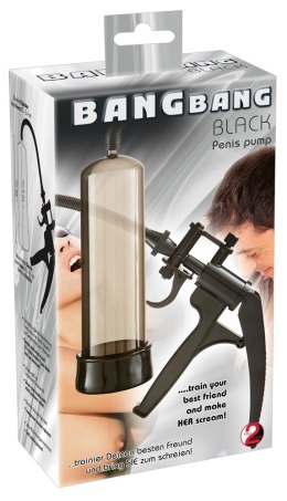Bang Bang Pompa Powiększająca Black z Uchwyt Nożycowy 22cm