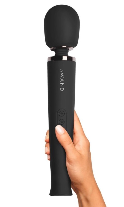 Le Wand Black - wielofunkcyjny masażer z 20 trybami, 33,5 cm