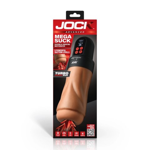 Mega Suck Advanced - system ssąco-wibrujący, 5 trybow, USB, czarny