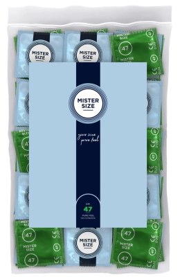 Mister Size 47 mm 100 szt. - precyzyjnie dopasowane, cienkie prezerwatywy