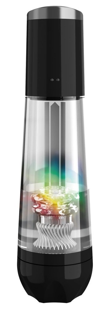 PDX Elite ViewTube MAX Black - Automatyczna maszyna intymna LED 30,5 cm